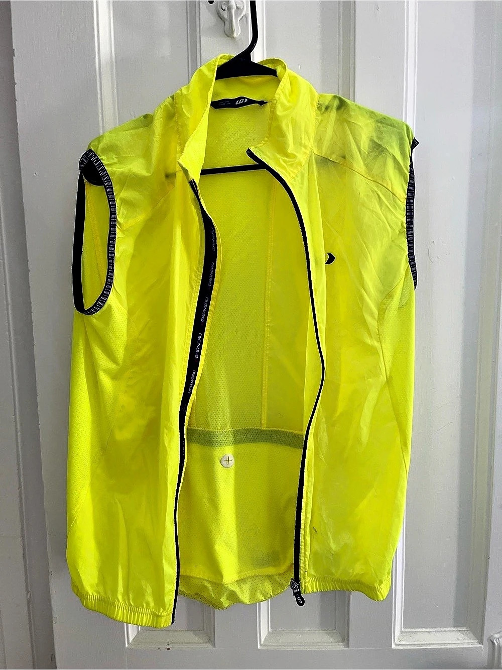 Garneau Men's Yellow Cycling Wind Vest